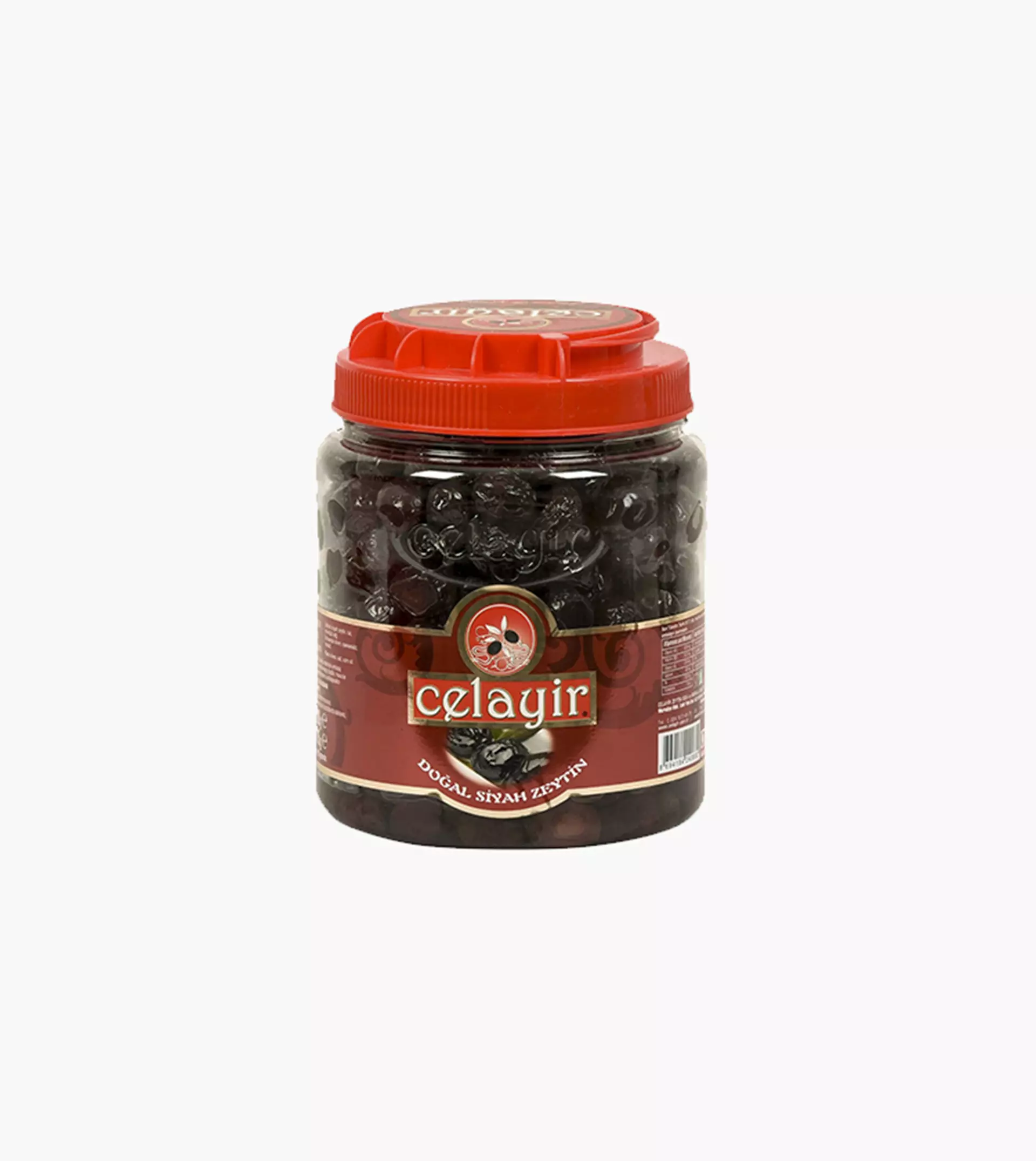 1000 g Pet Yağlı Siyah Zeytin