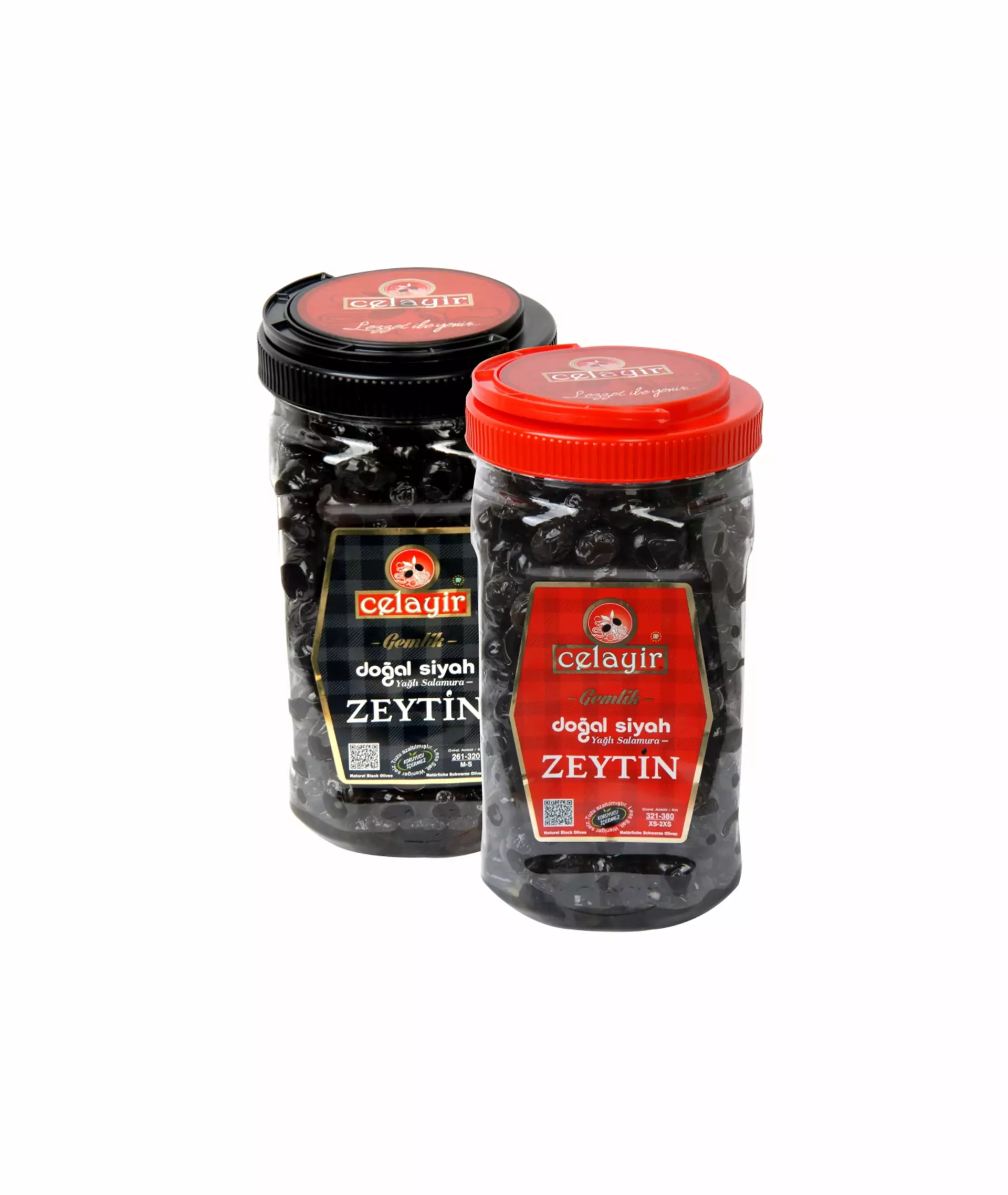 1250 g Pet Yağlı Siyah Zeytin