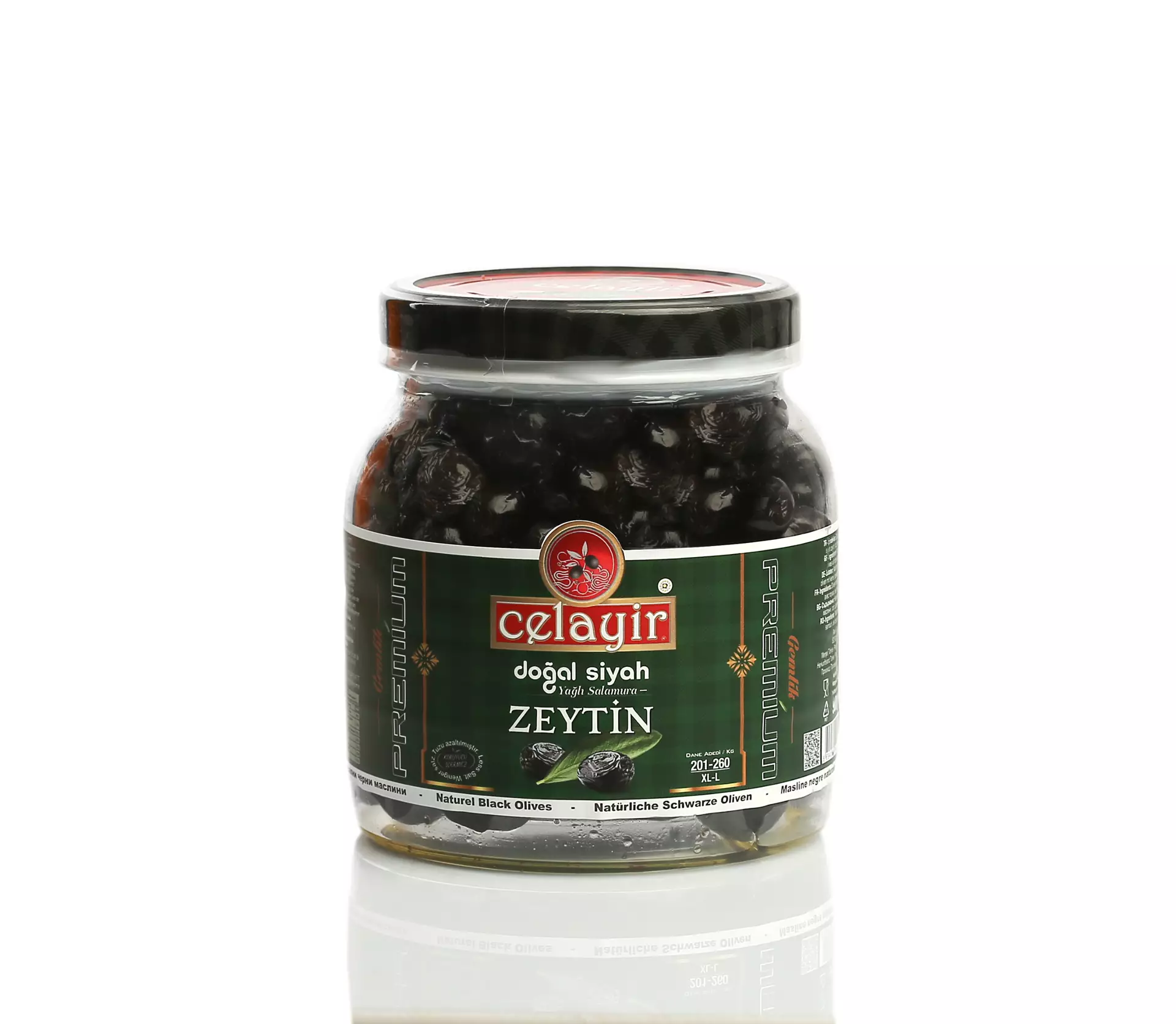 900 g Pet Yağlı Siyah Zeytin